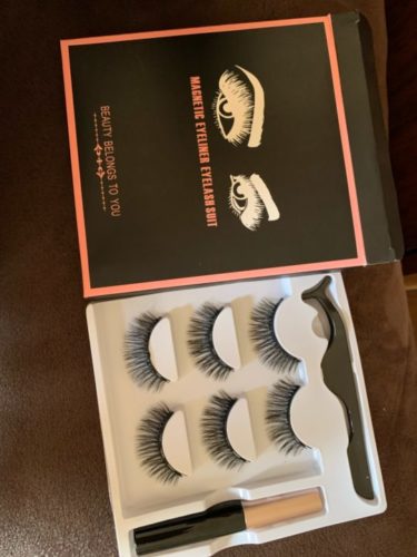 Chic Magnet 3-Pair Lash and Liner Kit & Tweezer photo review