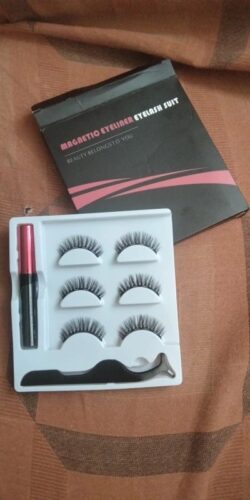 Chic Magnet 3-Pair Lash and Liner Kit & Tweezer photo review