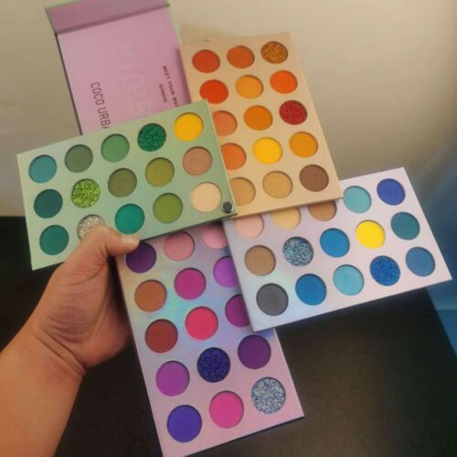 Prism Vista 60-Color Eyeshadow Board With Free Makeup Brush Set photo review